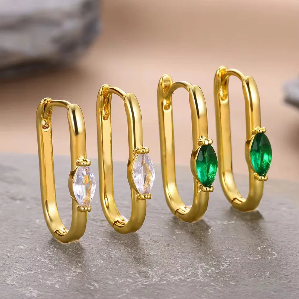 Alina Square Earrings