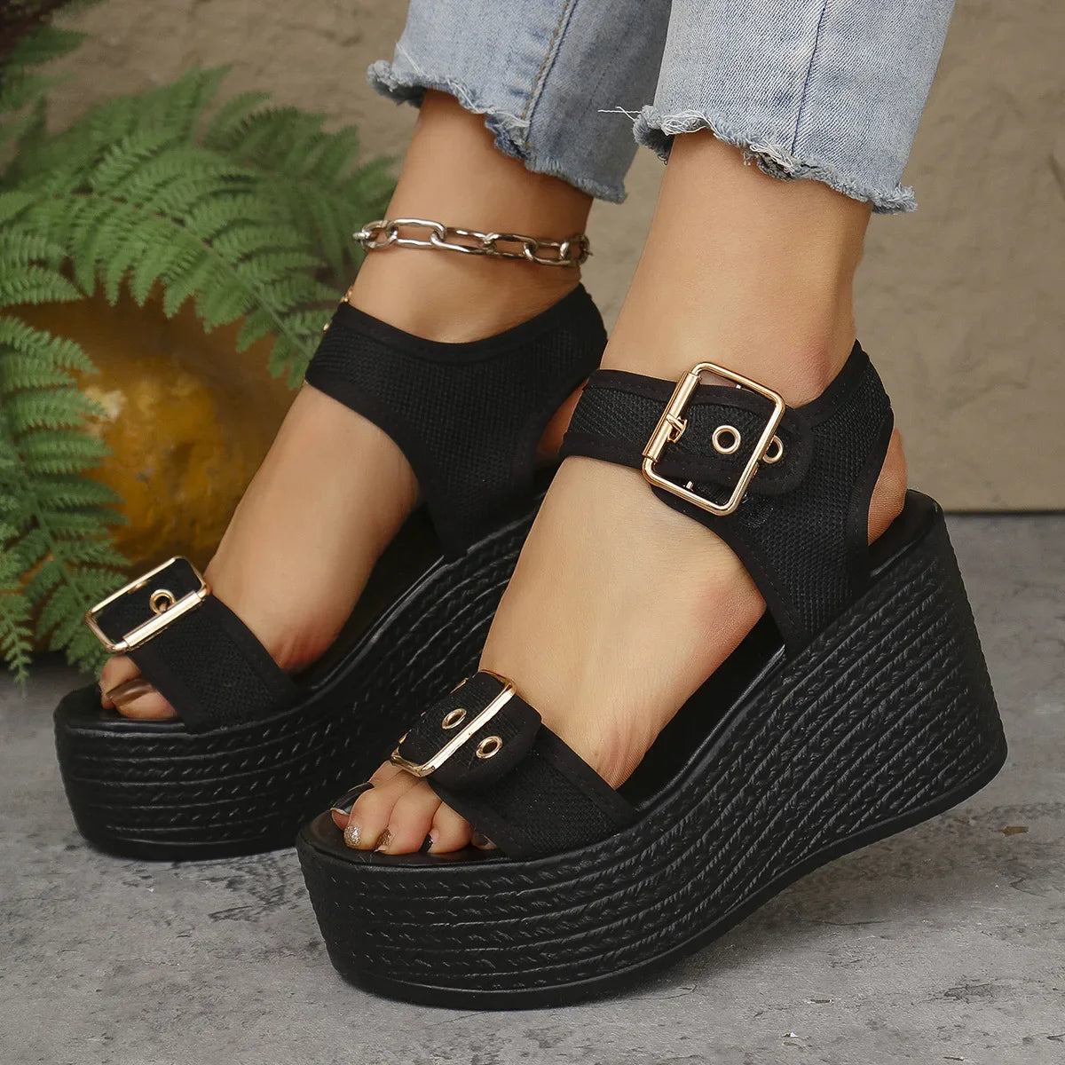 Victoria Platform Wedges