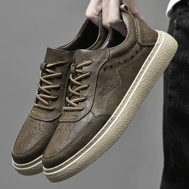 "Ziv" Genuine Leather Sneaker