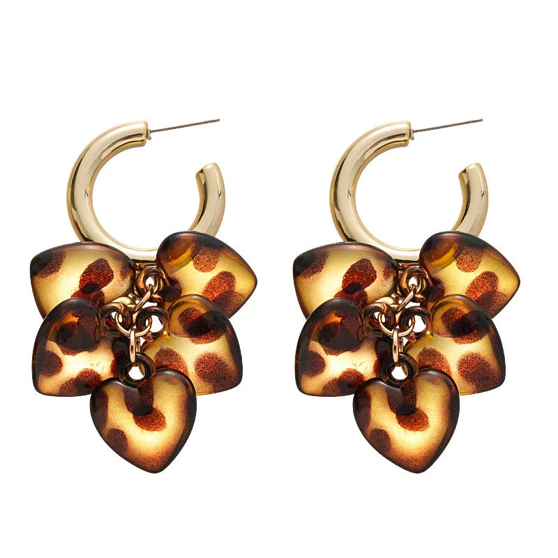 Rhea Heart Earrings