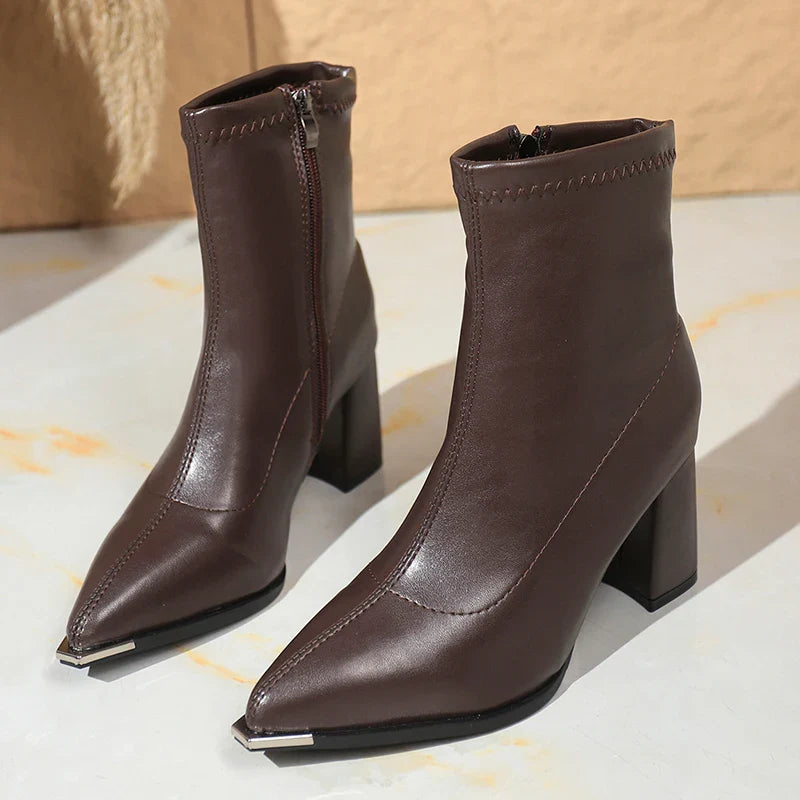 Sofia Grace Leather Boots