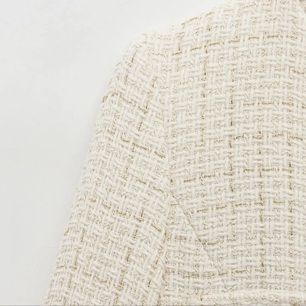 Amélie Cream Tweed Jacket