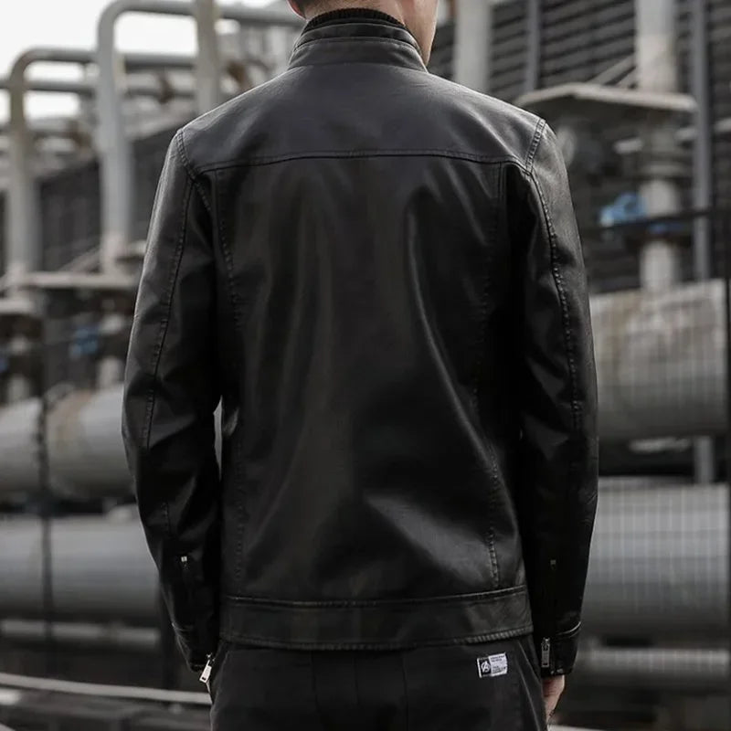 Damon Leather Street Jacket