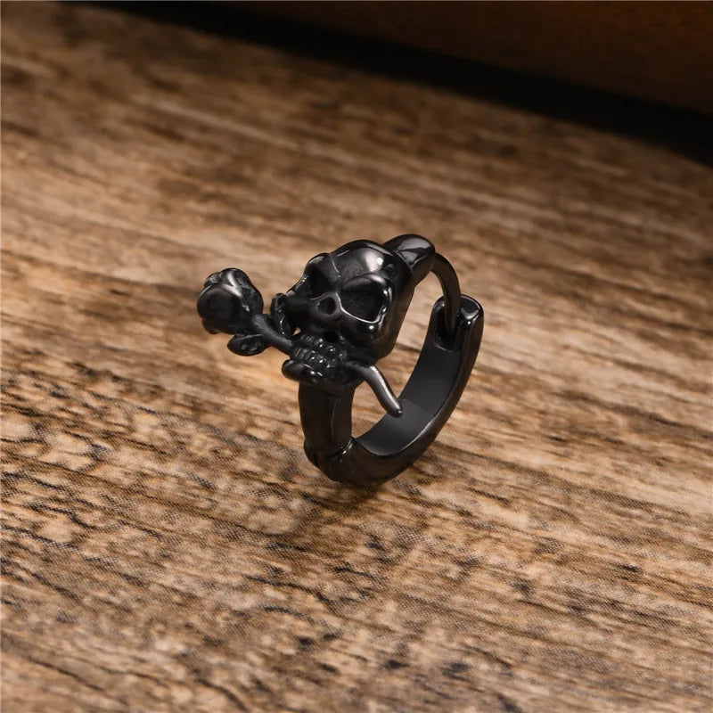 Raven’s Rose Earrings