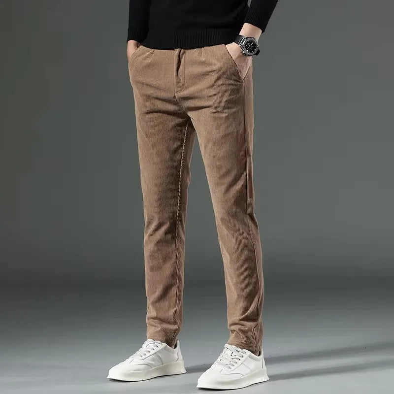 Slim Fit Corduroy Pants