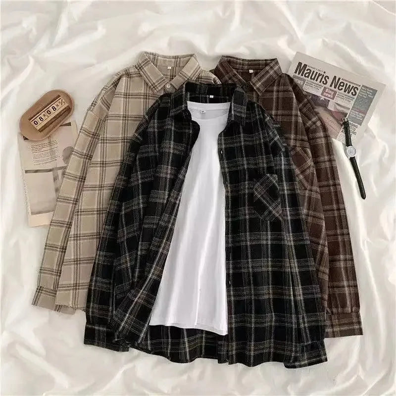Mira Oversized Plaid Shirt