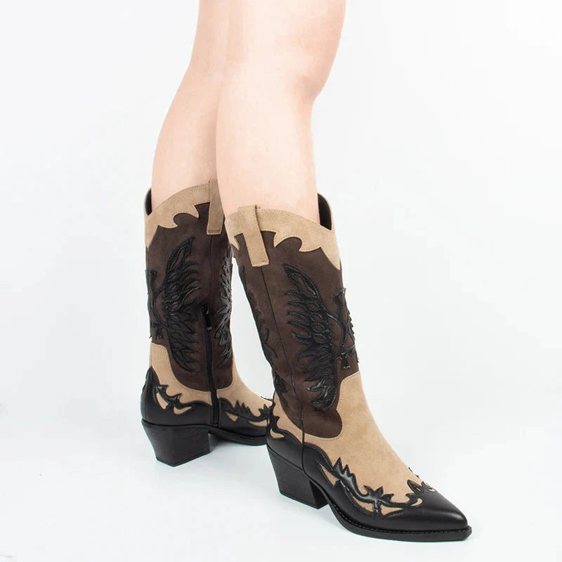 Joana Western Calf Boots