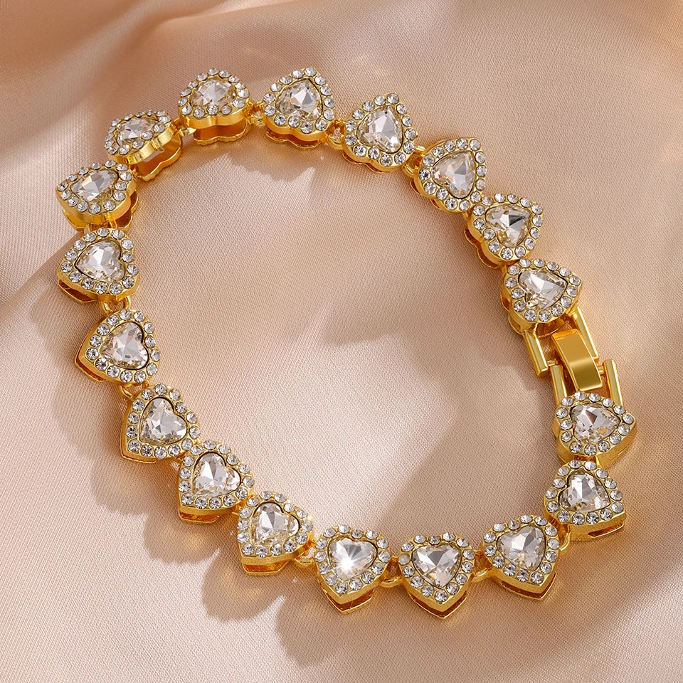 Martha Heart Diamond Bracelet