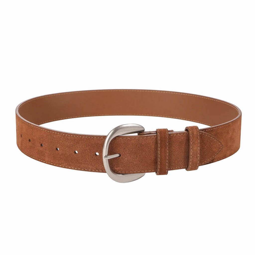 Alina Suede Wide Belt