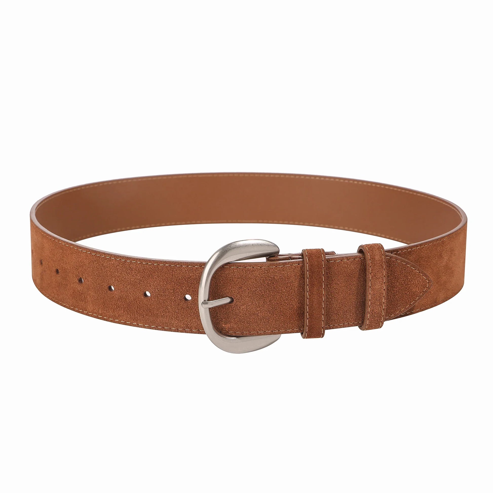 Alina Suede Wide Belt