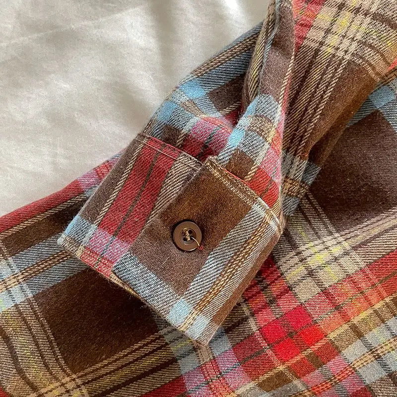 Clara Retro Plaid Shirt