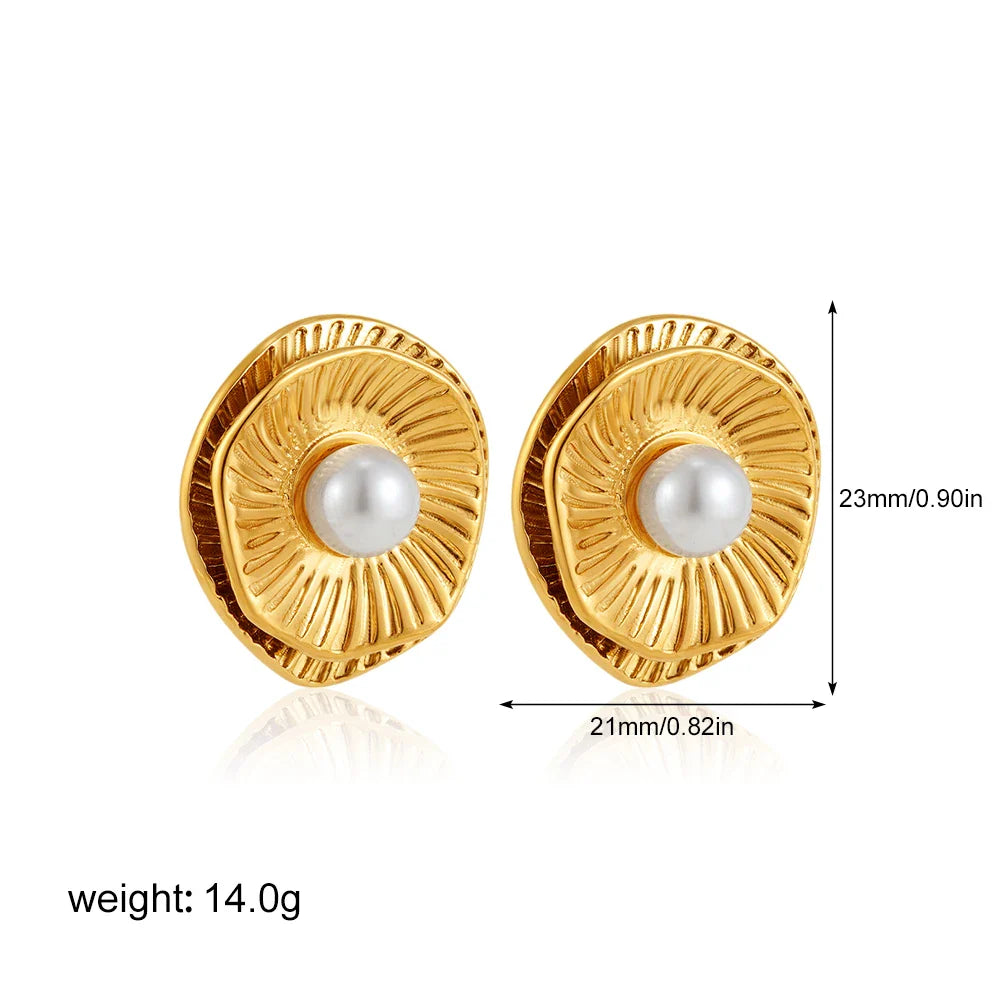 Aurelia Pearl Studs
