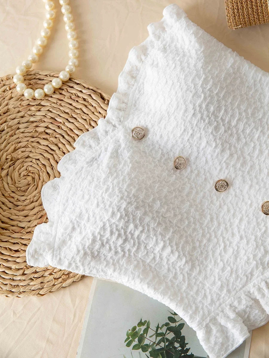 Amaya Ruffled Crop Top