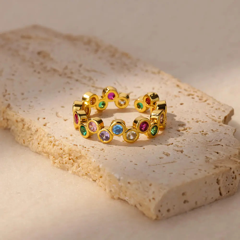 Livia Colorful Gem Ring