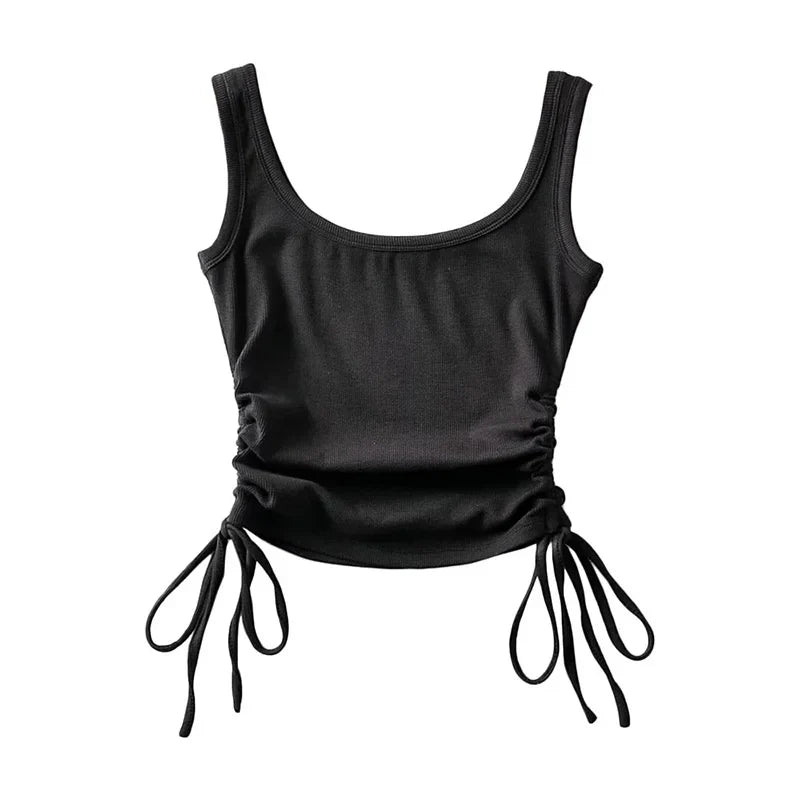 Aria Drawstring Tank
