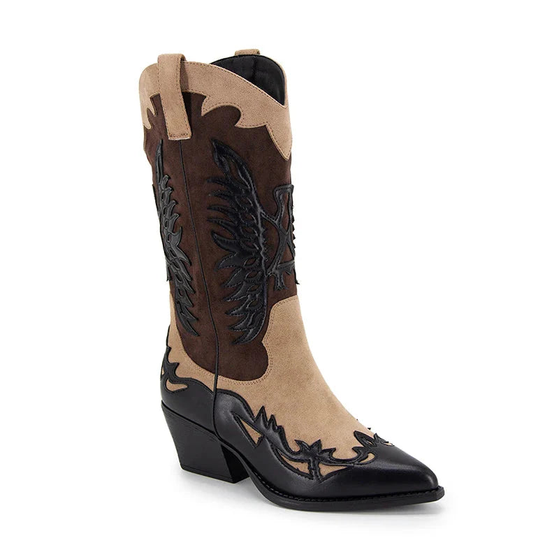 Joana Western Calf Boots