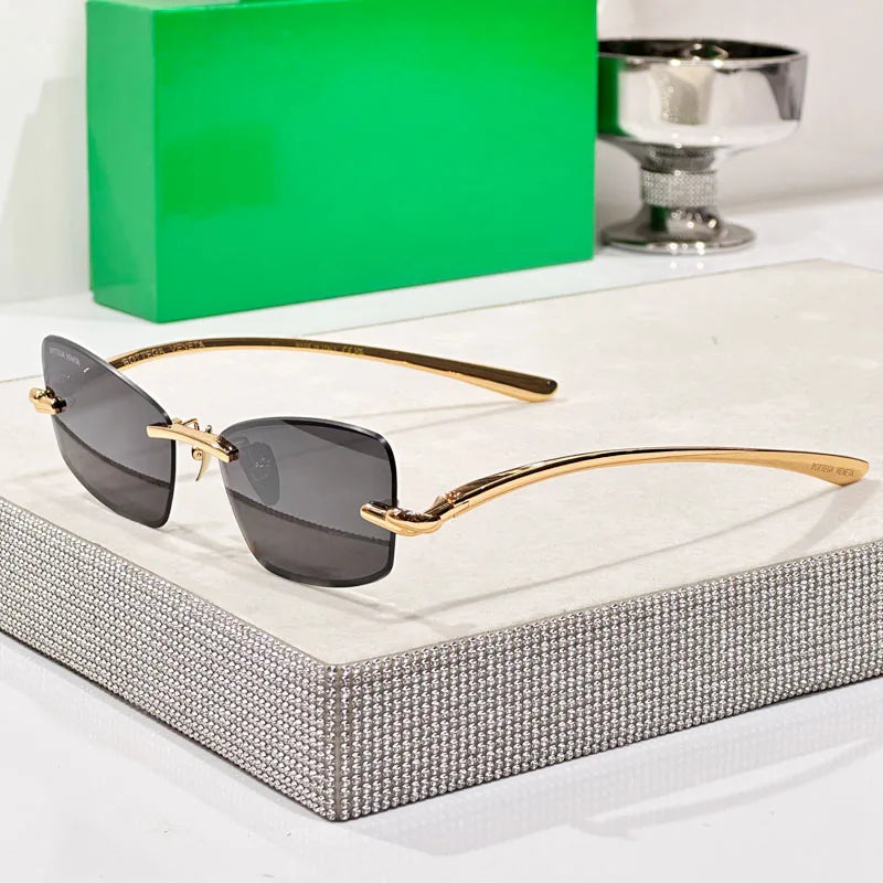 Liora Rimless Sunglasses