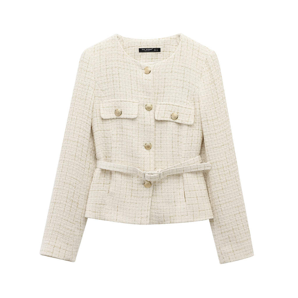 Amélie Cream Tweed Jacket