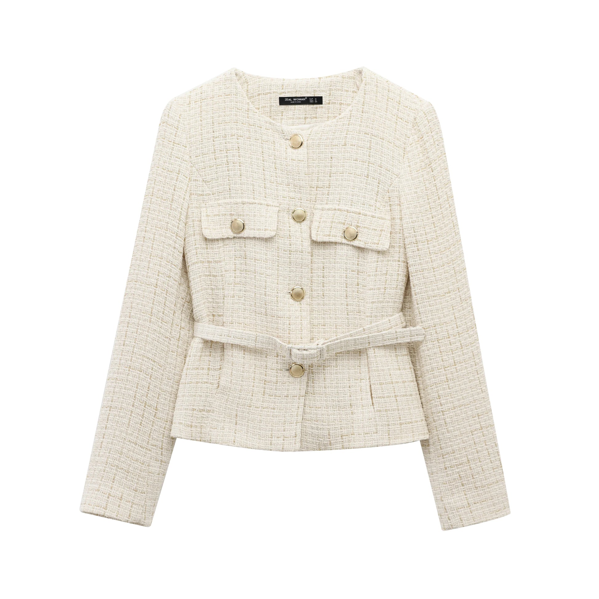 Amélie Cream Tweed Jacket