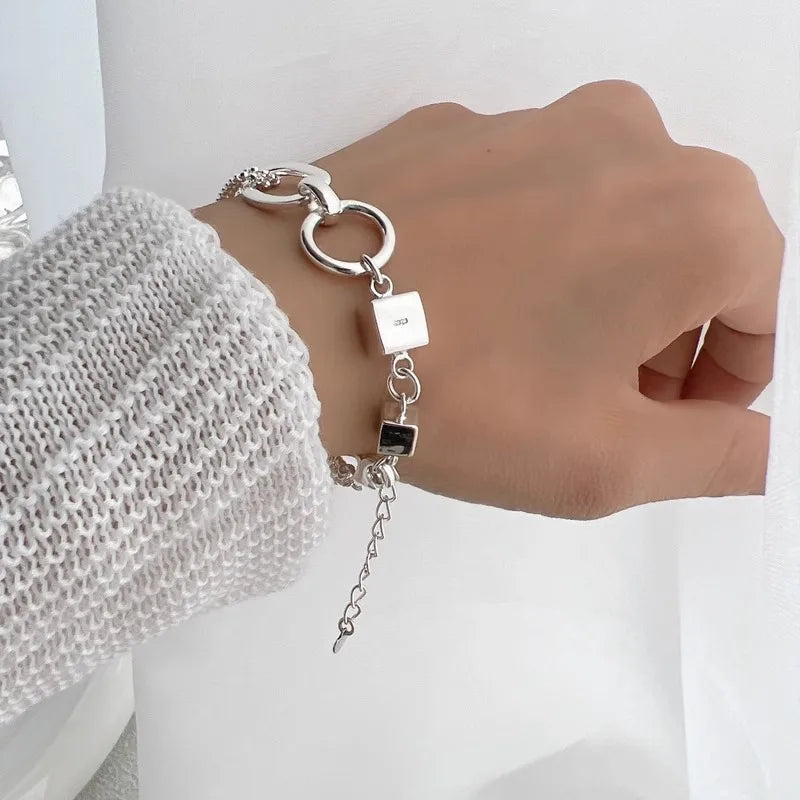 Nysa Sterling Silver Bracelet