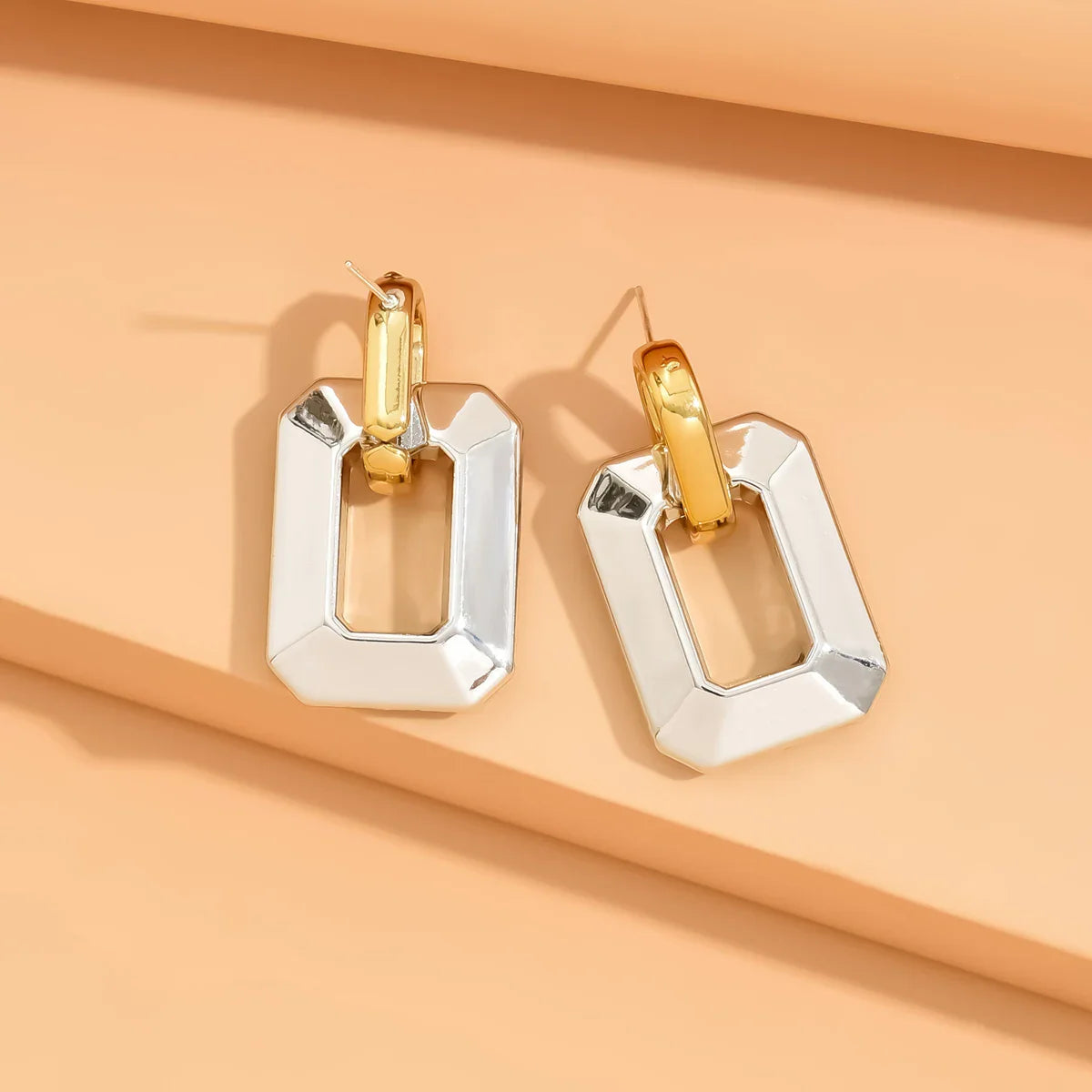 Lora Geometric Acrylic Earrings