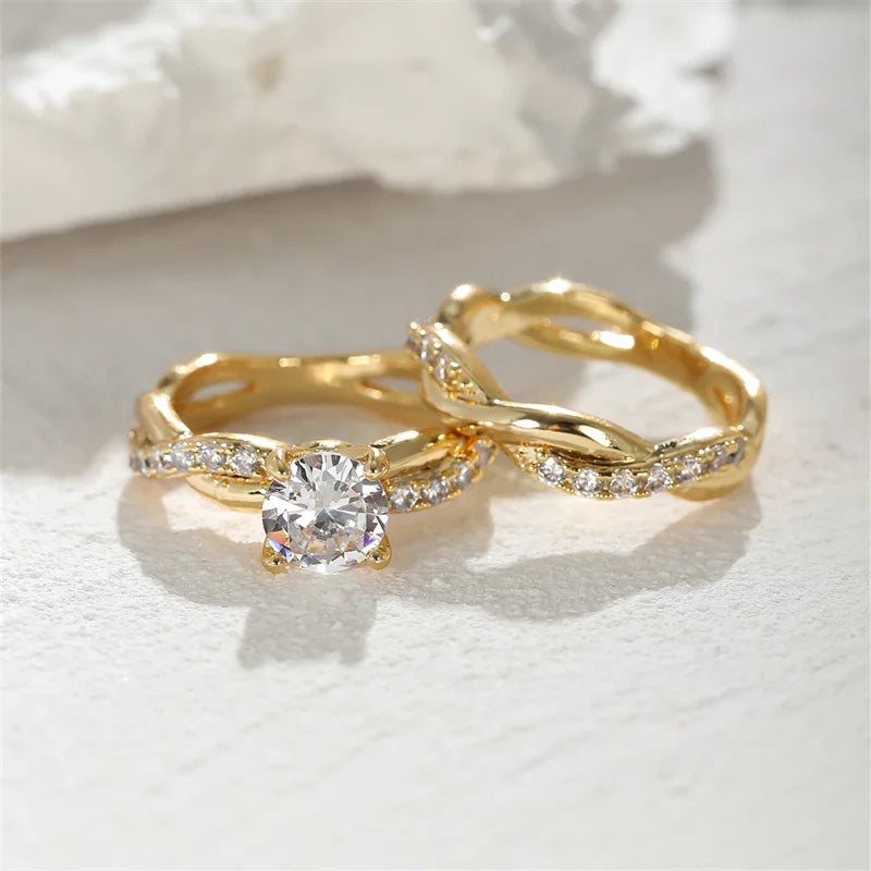Celeste Zircon Bridal Set