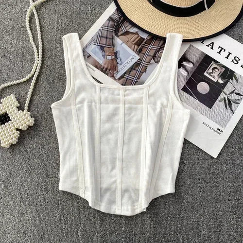 Kaia Denim Corset Top