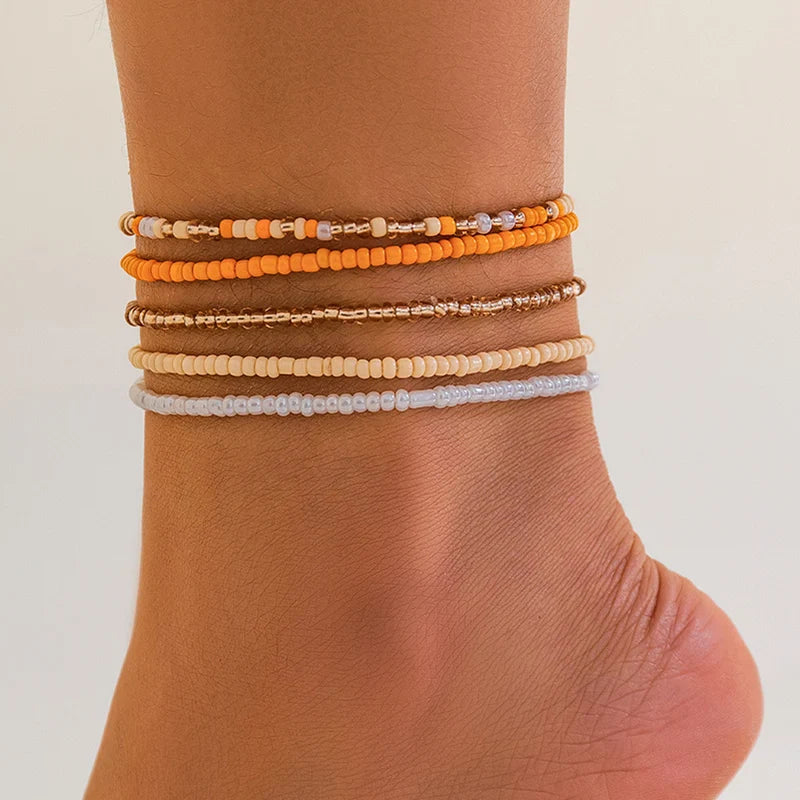 Melodie Boho Heart Anklet