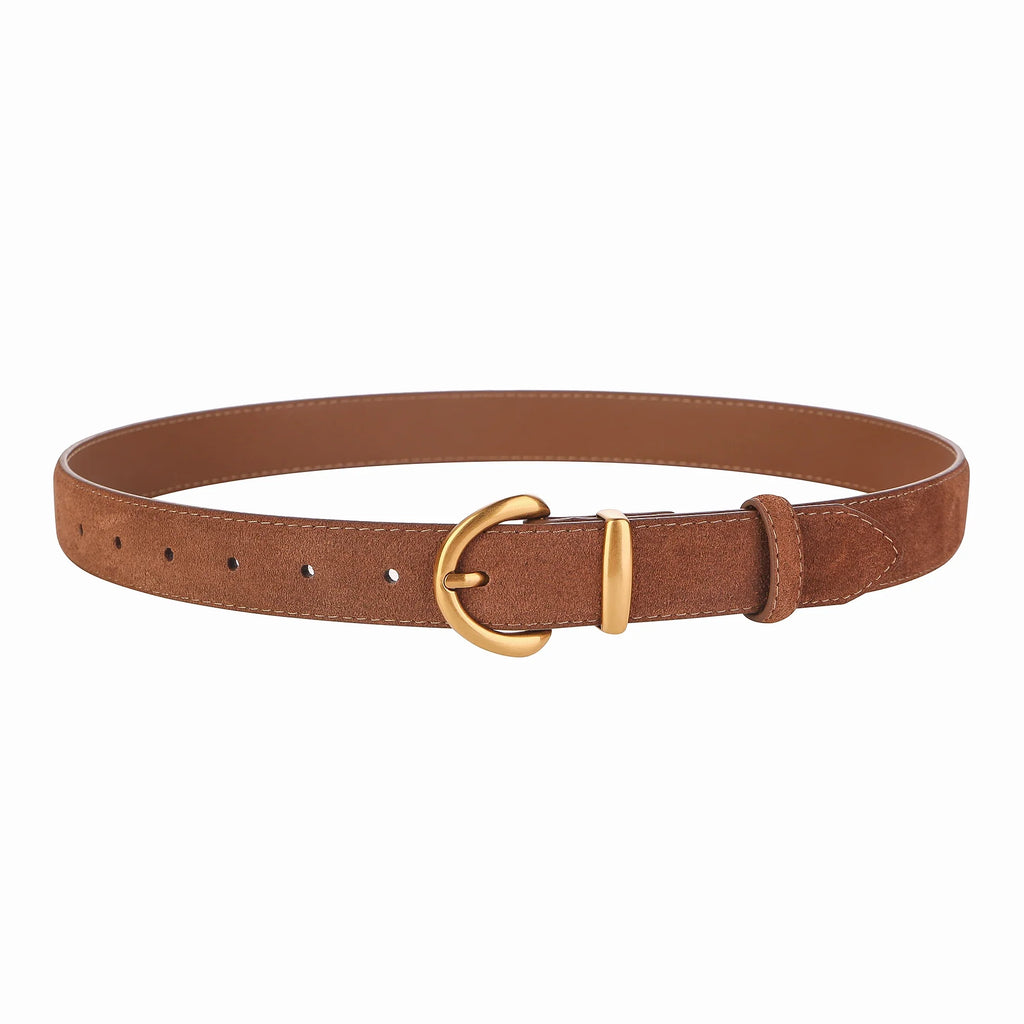 Sienna Suede Leather Belt