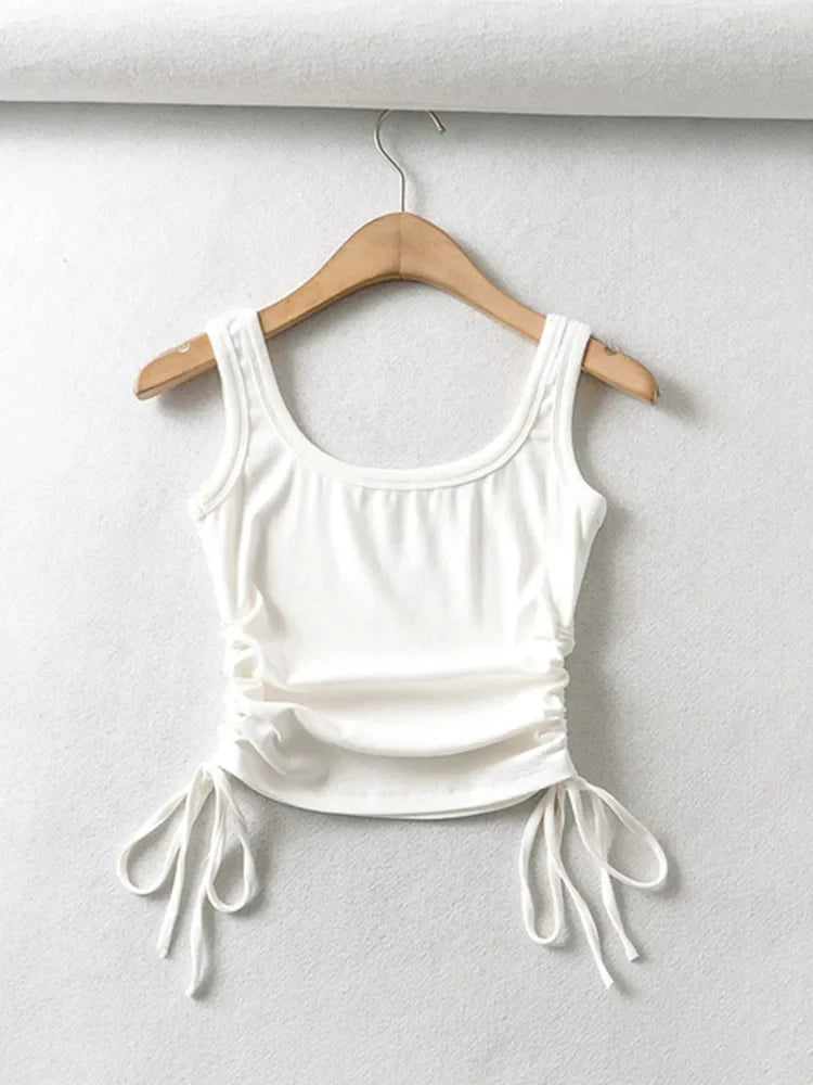 Aria Drawstring Tank