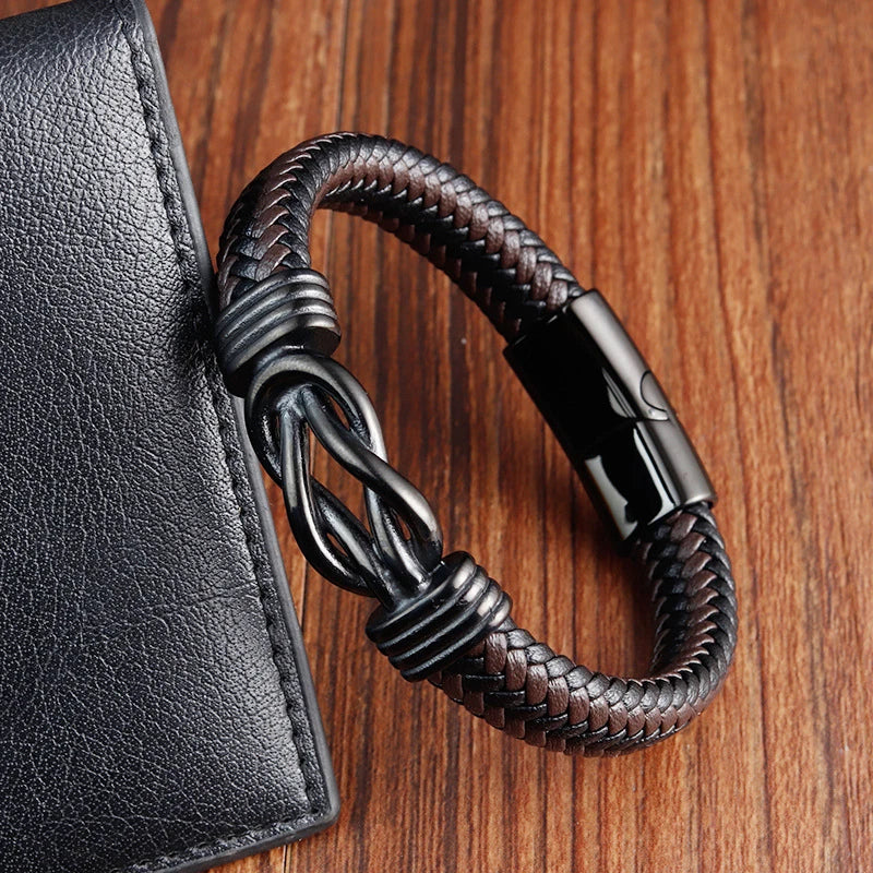 Atlas Leather Knot Bracelet