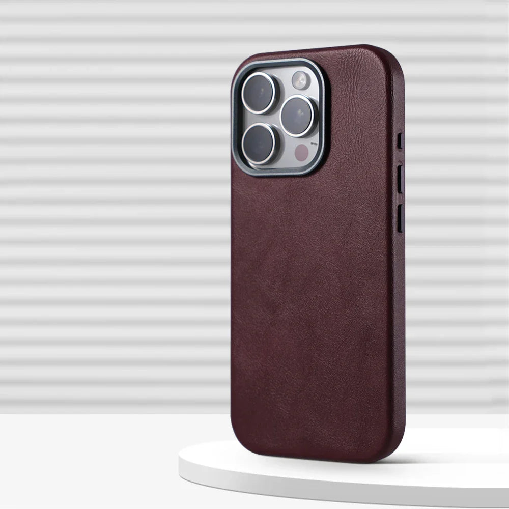 Verona Retro MagSafe Leather Case