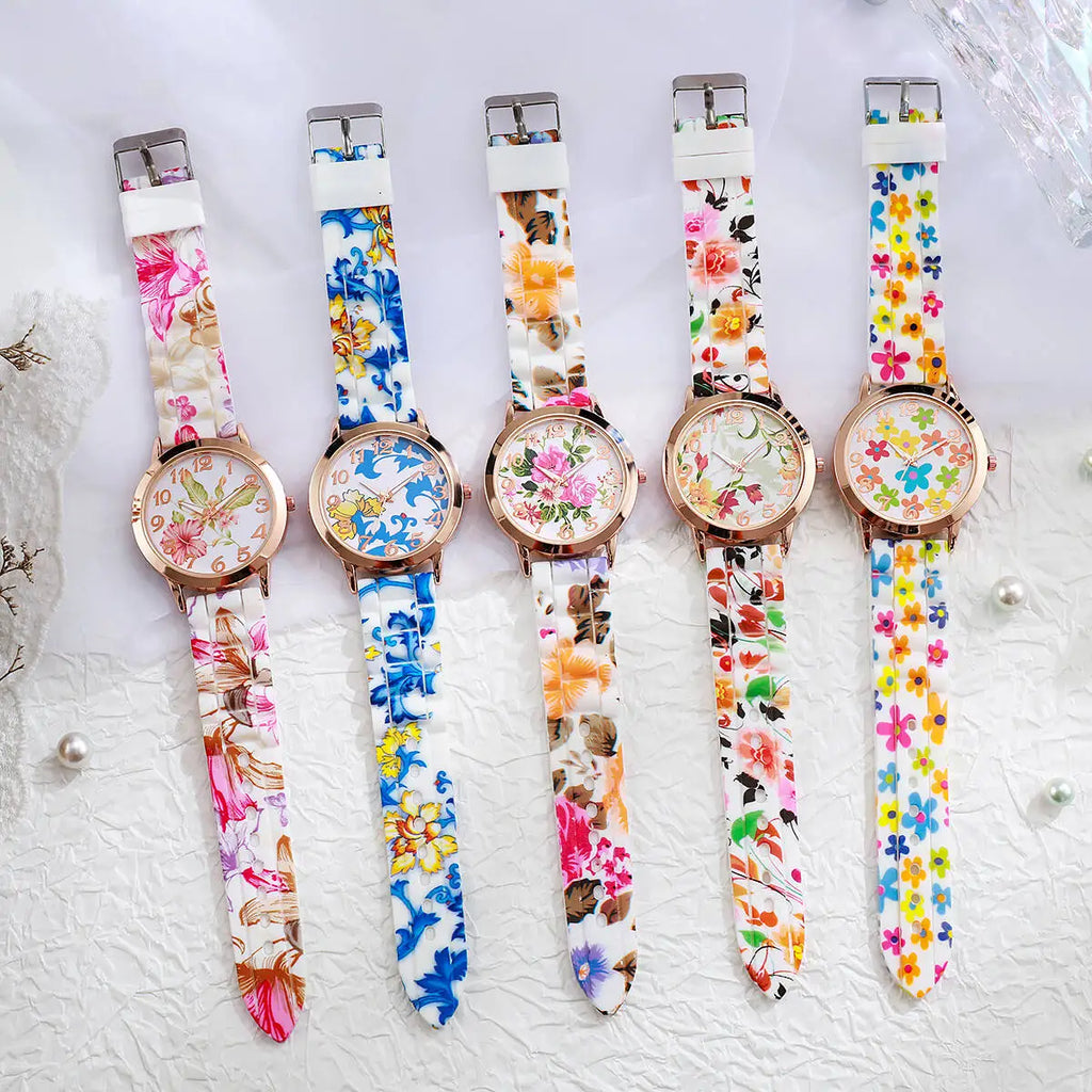 Flora Silicone Watch
