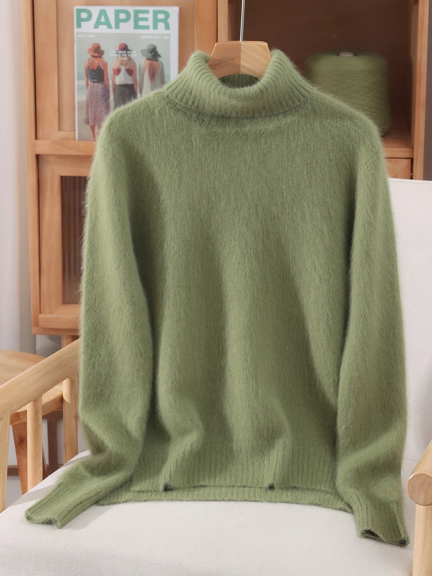 Amara Mink Cashmere Pullover
