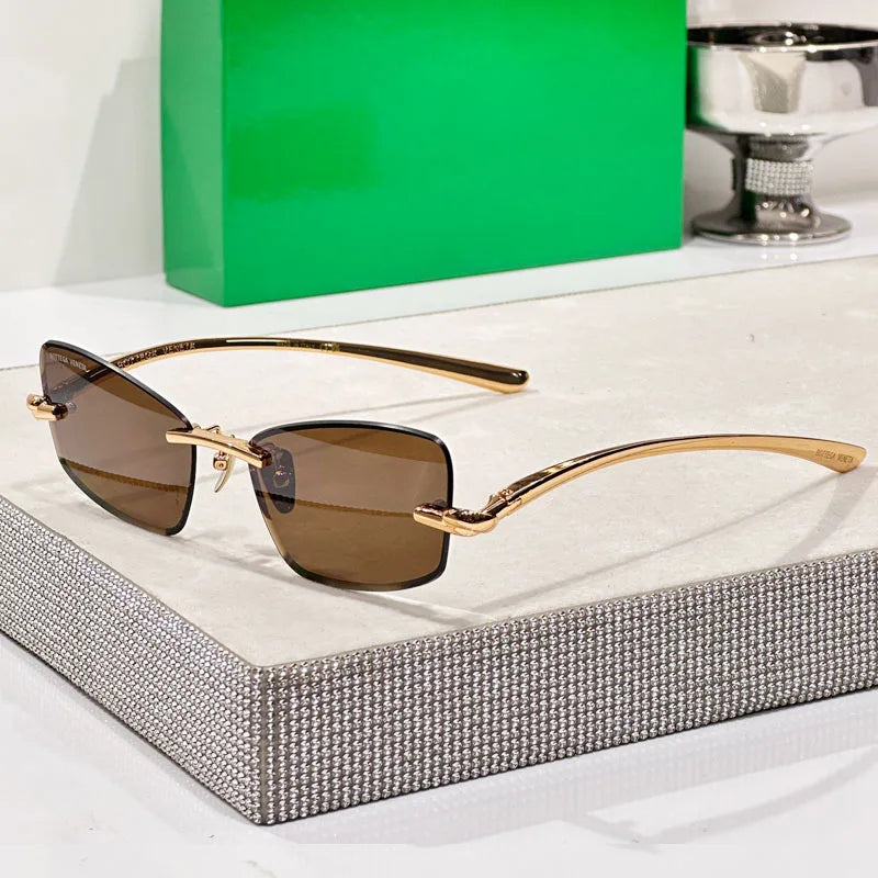 Liora Rimless Sunglasses