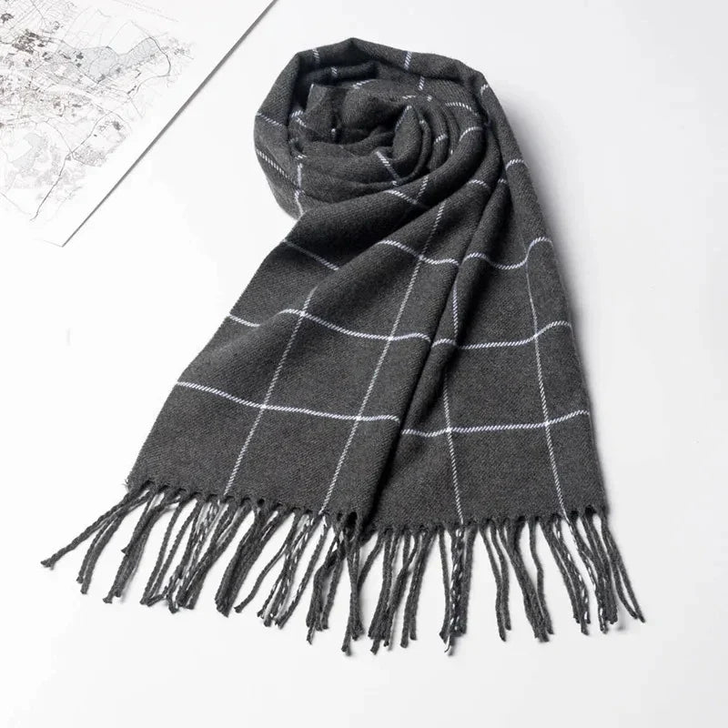 Owen Plaid Winter Scarf