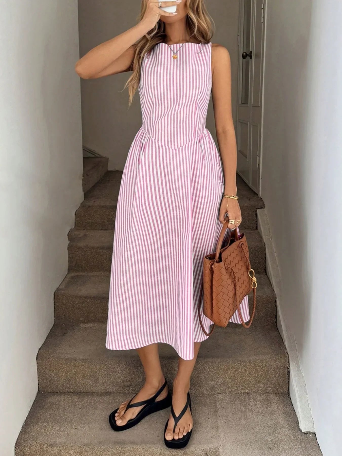 Sofia Stripe Dress