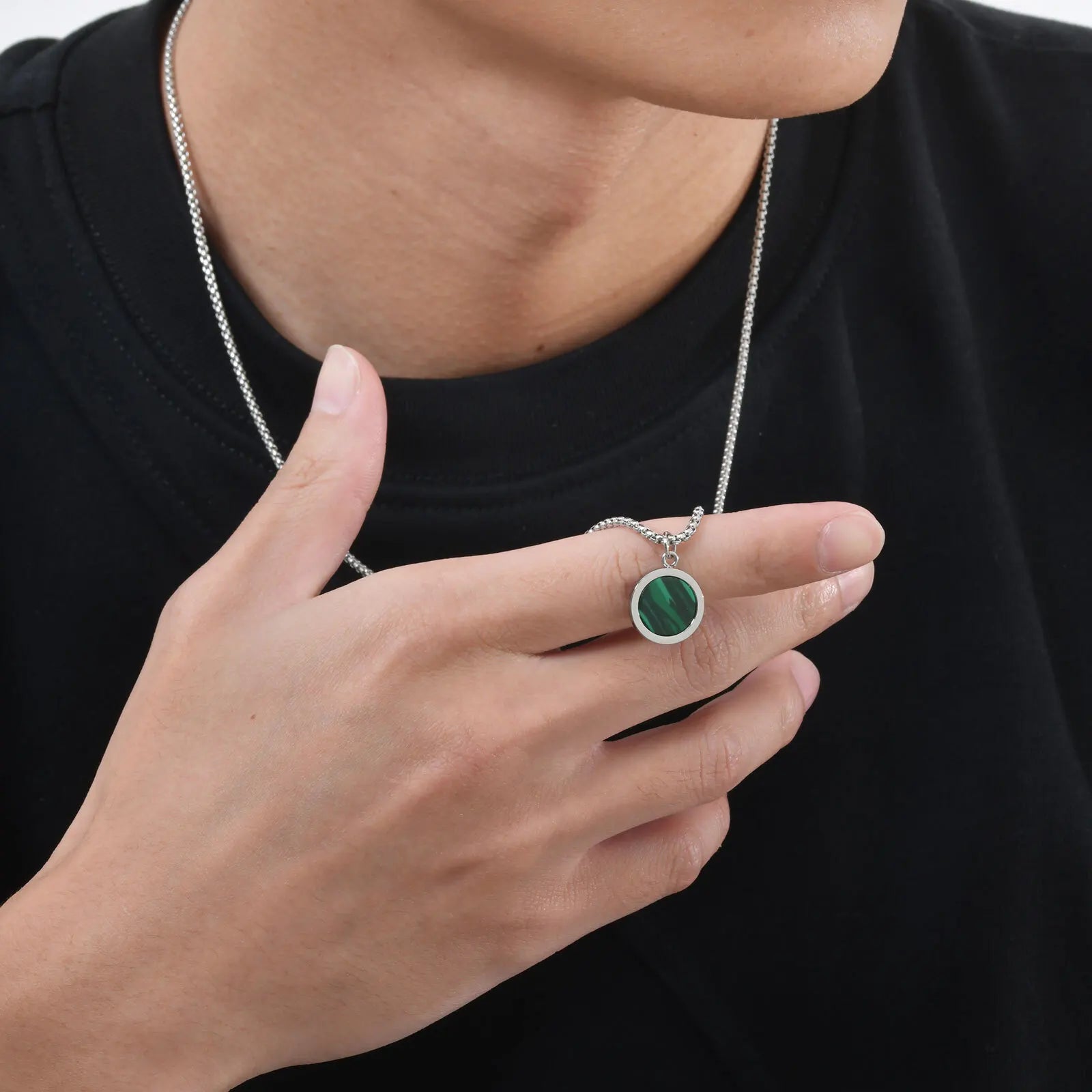 Elias Watermelon Pendant Necklace