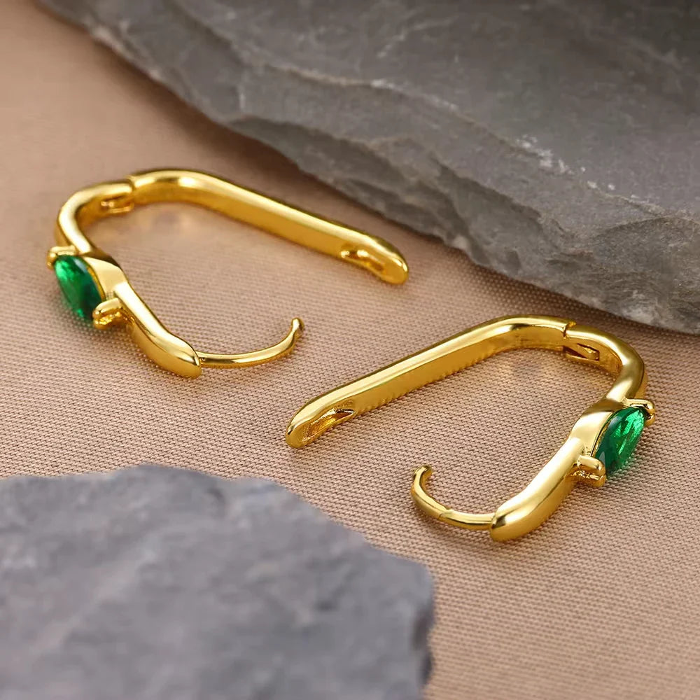 Alina Square Earrings