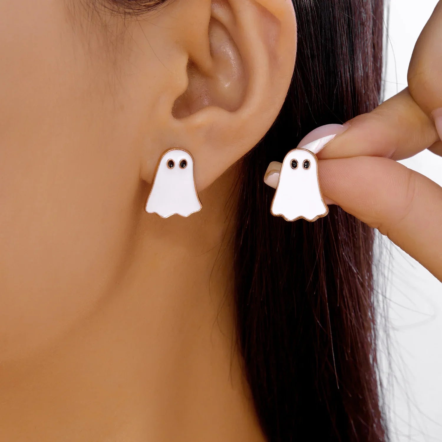 Spooky Boo Dangle Earrings
