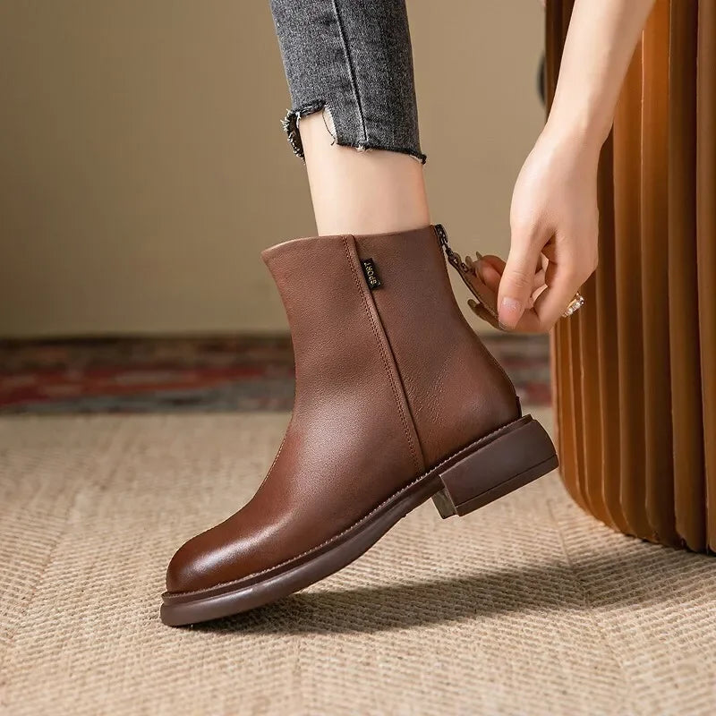 Collins™ | Premium Leather Ankle Boots