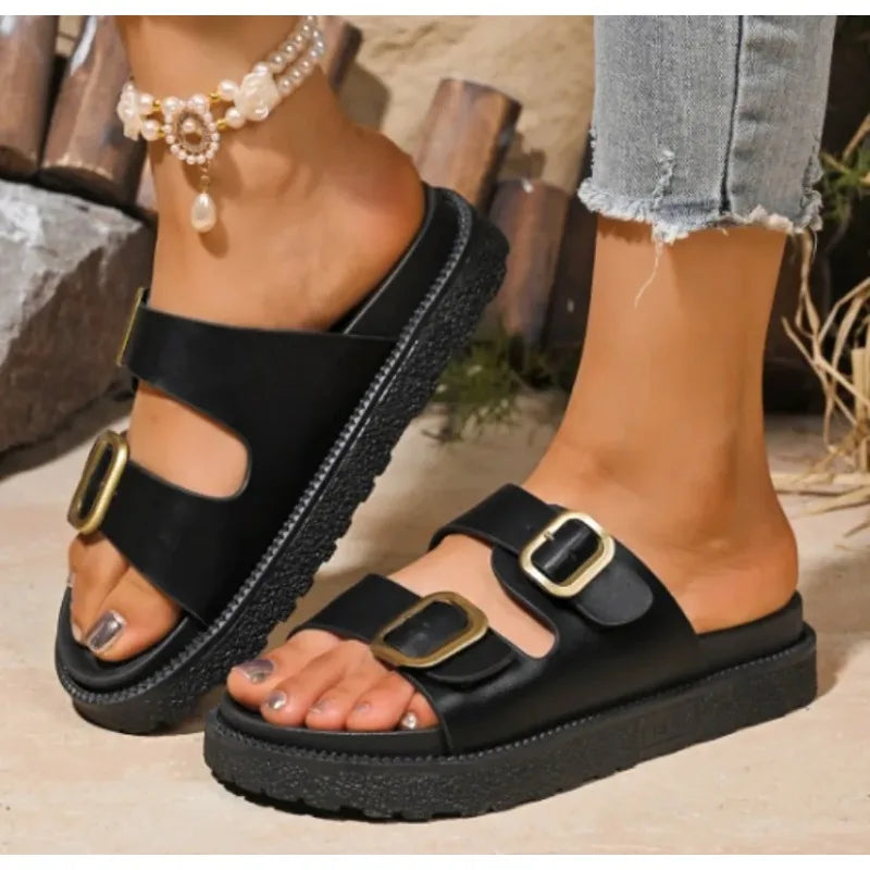 Camila Buckle Strap Sandals