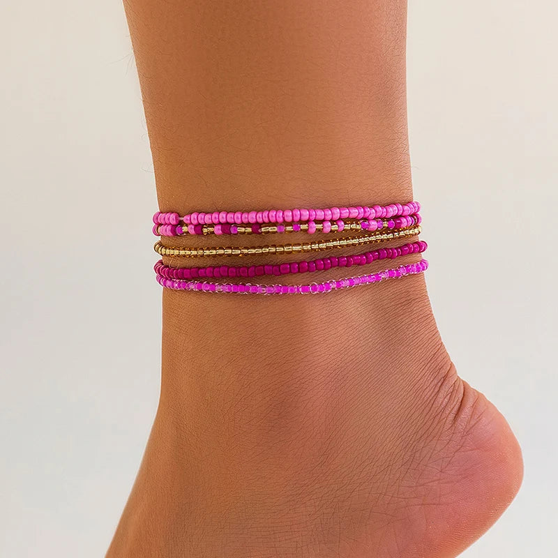Melodie Boho Heart Anklet