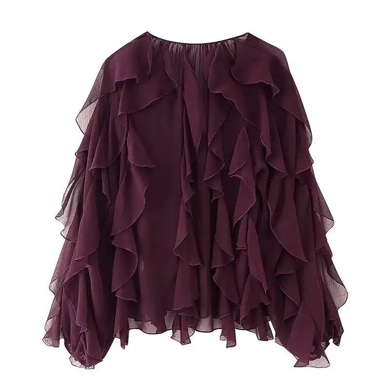 Bury Ruffle Blouse