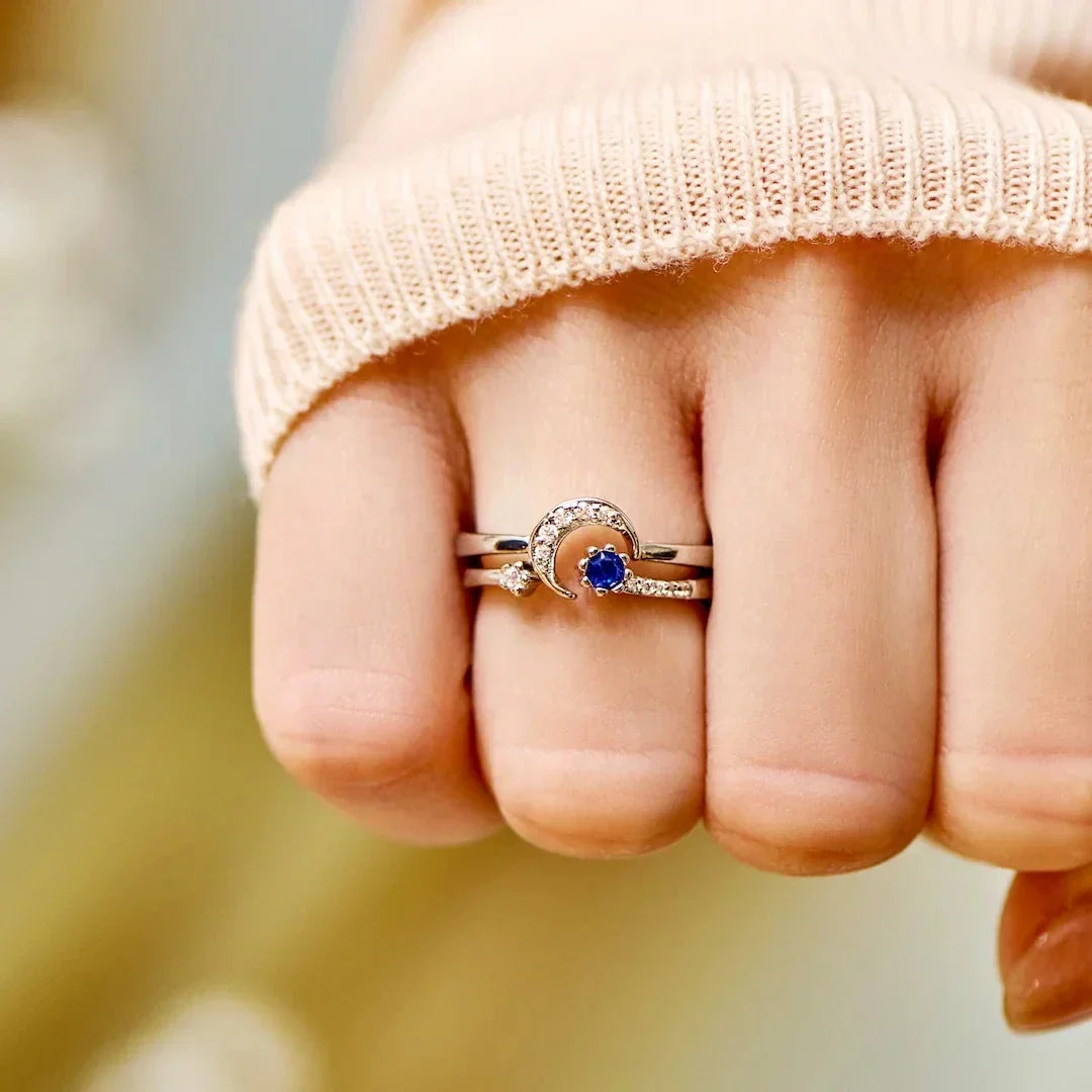 Celeste™ | Moon & Stars Ring