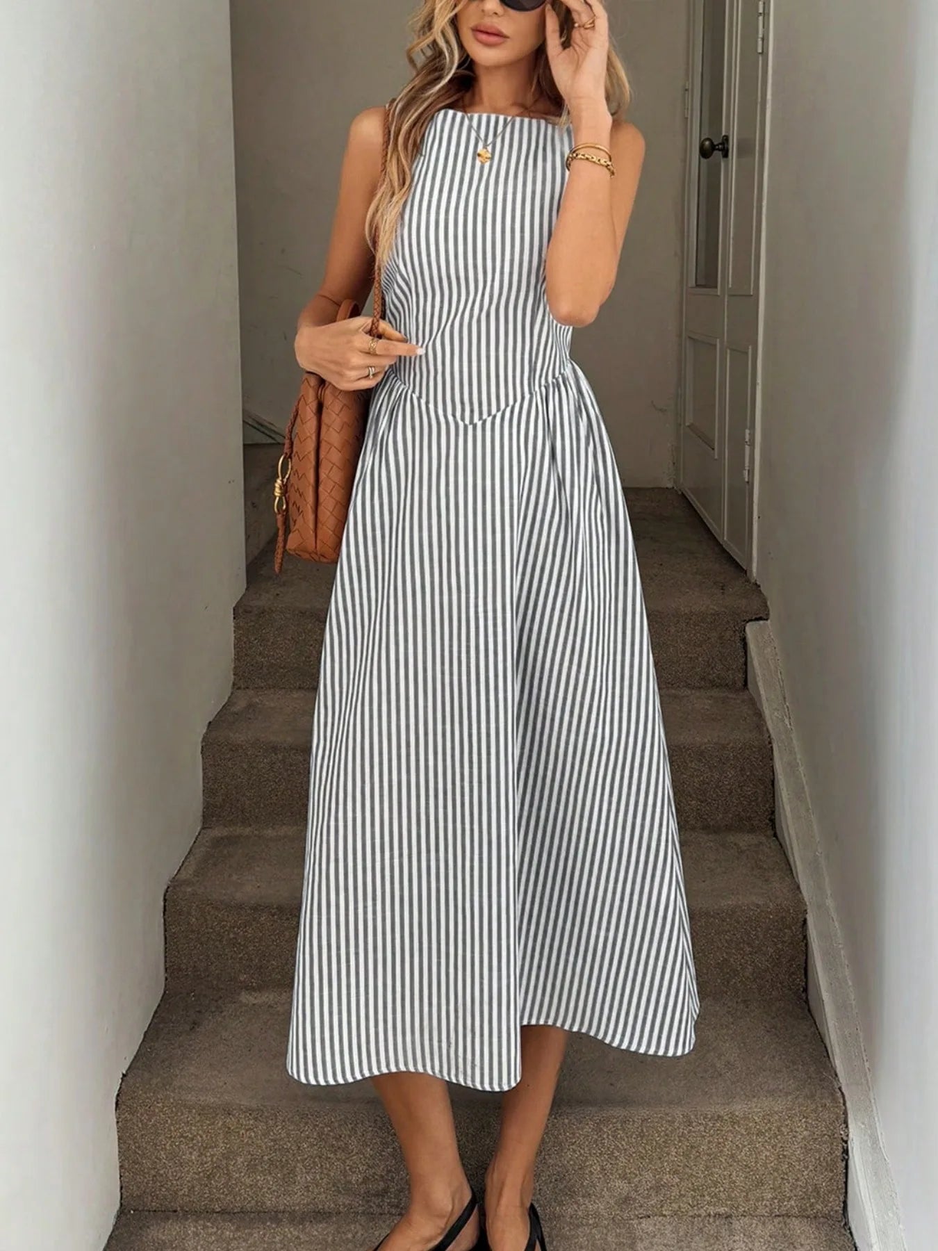 Sofia Stripe Dress