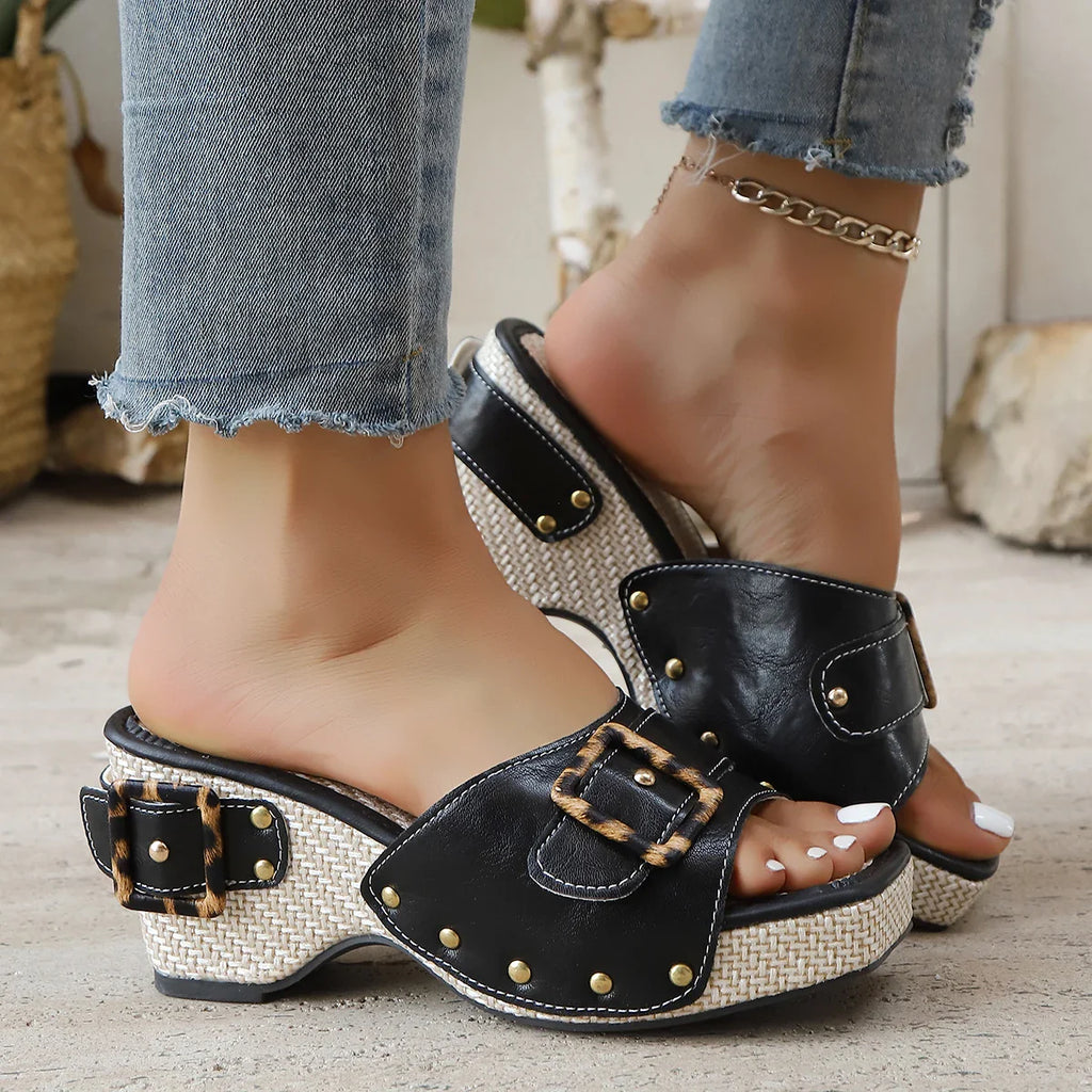 Olivia Wedge Sandals