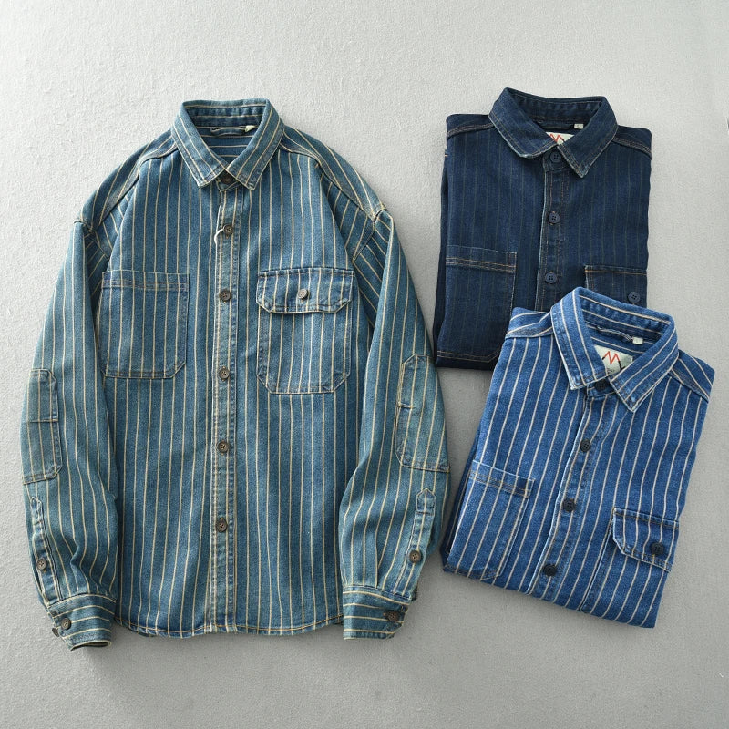 Vintage Cotton Button-Up