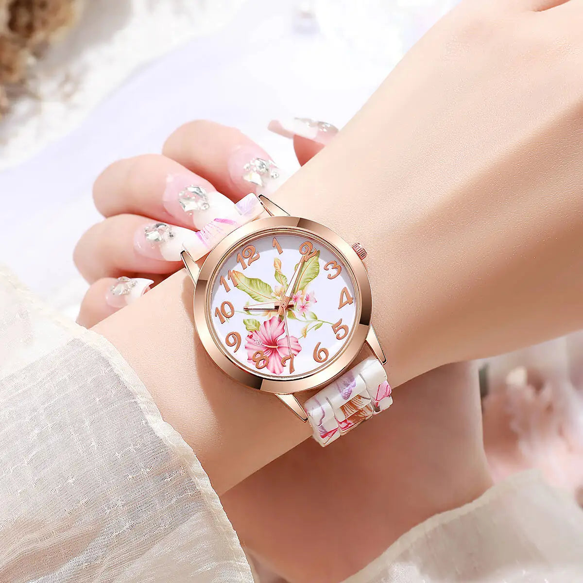 Flora Silicone Watch