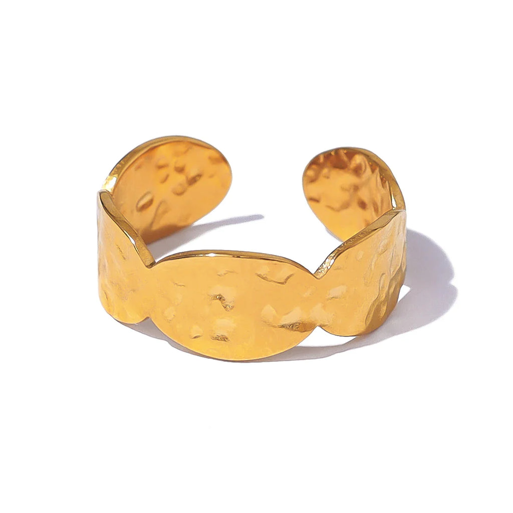 Arden Crystal Gold Ring